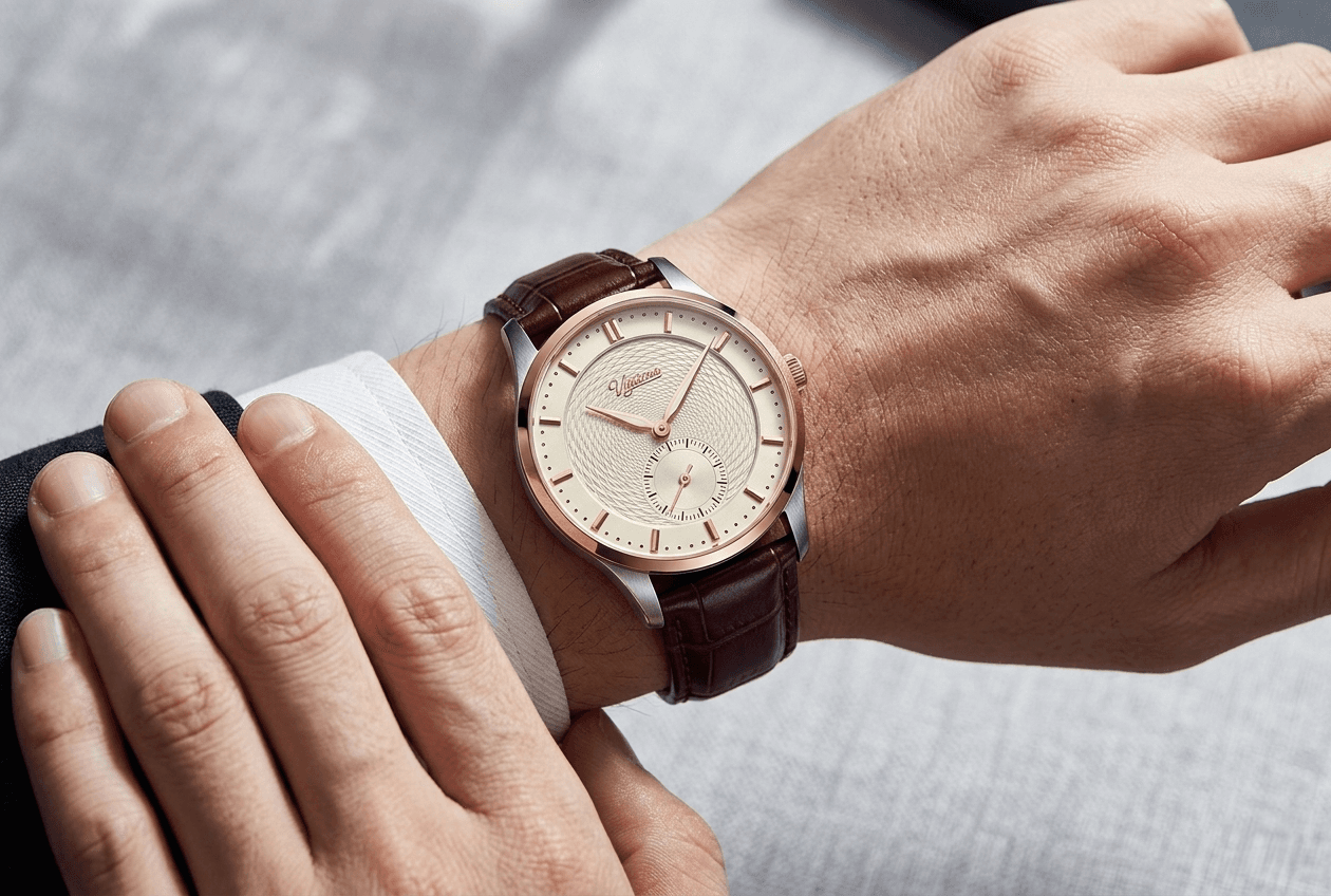 Viguera Origins en la muñeca